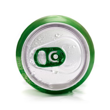 Green aluminum can clipart