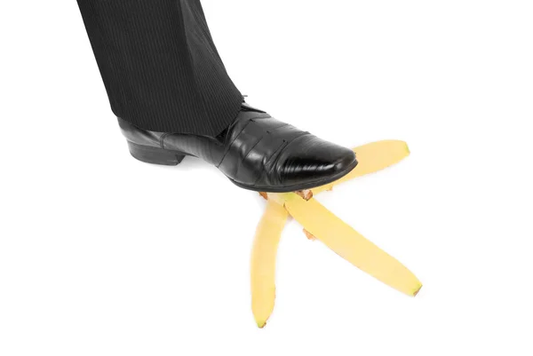 Slip banana — Stock Photo, Image