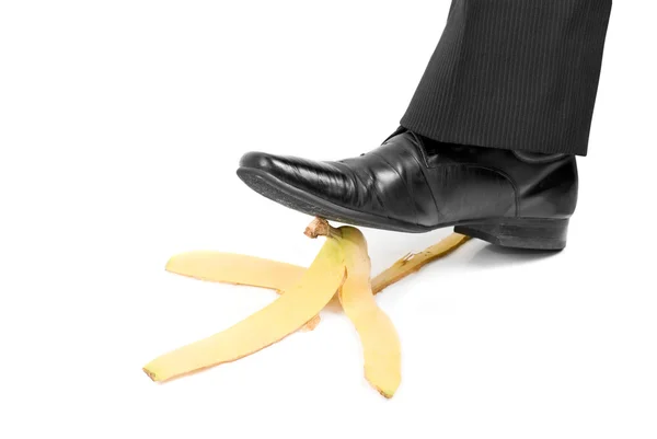 Slip banana — Stock Photo, Image