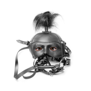 Sadomasochism mask with eyes clipart