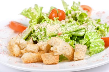 Caesar salad closeup clipart