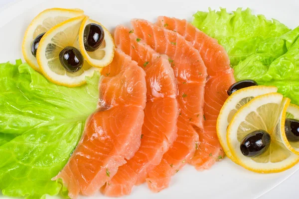 Closeup de salmão — Fotografia de Stock