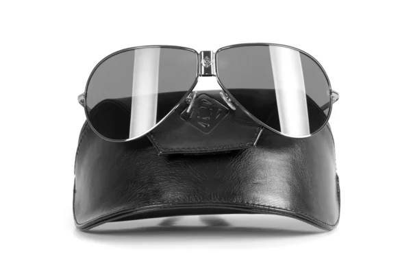 Moderne zwarte zonnebril — Stockfoto