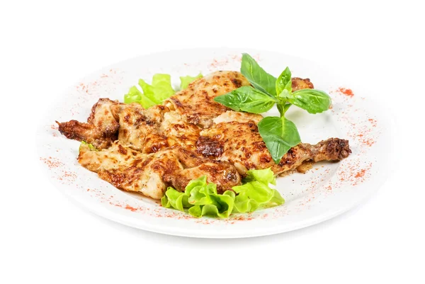 Filet kurczaka smażone mięso — Zdjęcie stockowe