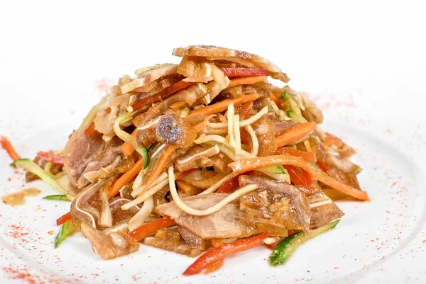 샐 러 리와 돼지 귀 샐러드 — 스톡 사진