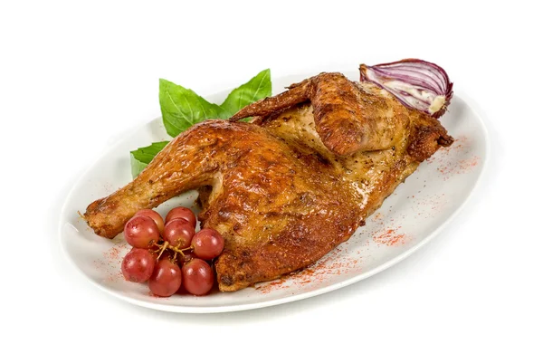 Half grilled chicken — Stock Photo, Image