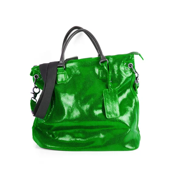 Groene vrouwen tas — Stockfoto
