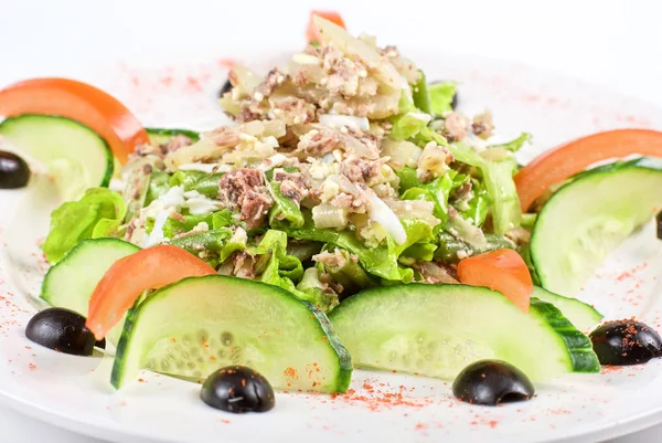 Ton balığı salatası — Stok fotoğraf