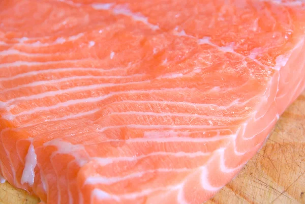 Primo piano sul salmone — Foto Stock
