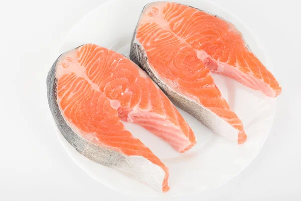 Bife de peixe vermelho — Fotografia de Stock