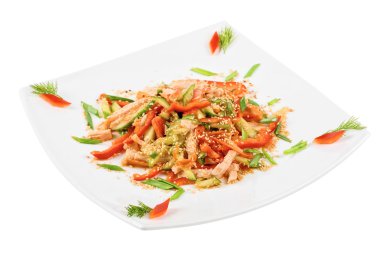 Chinese salad clipart