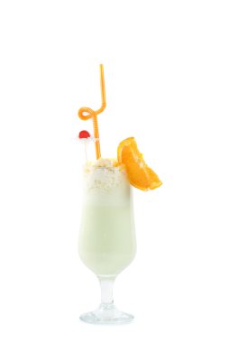 Milk fruit cocktail clipart