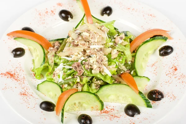 Ton balığı salatası — Stok fotoğraf