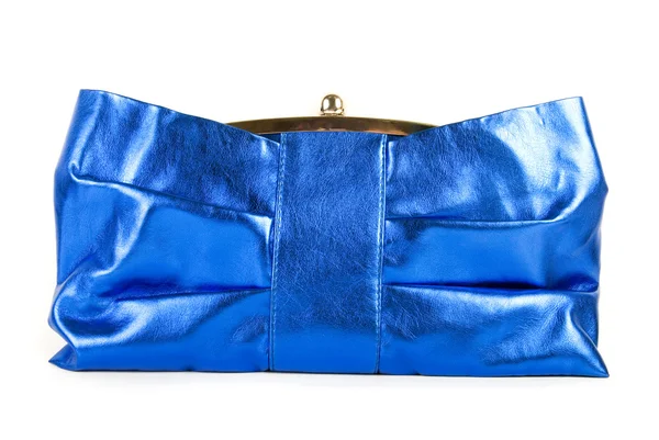Голубая сумочка — стоковое фото