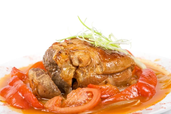 Tasty knuckle of veal — Stock Photo, Image
