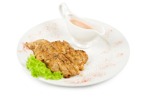 Fried chicken steak — Stock Photo, Image