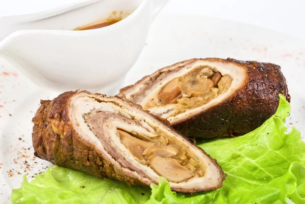 Meat wrapped — Stock Photo, Image