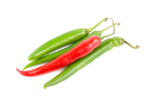 Färg chili peppers — Stockfoto