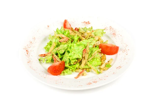 Chiken sült tintahal saláta — Stock Fotó