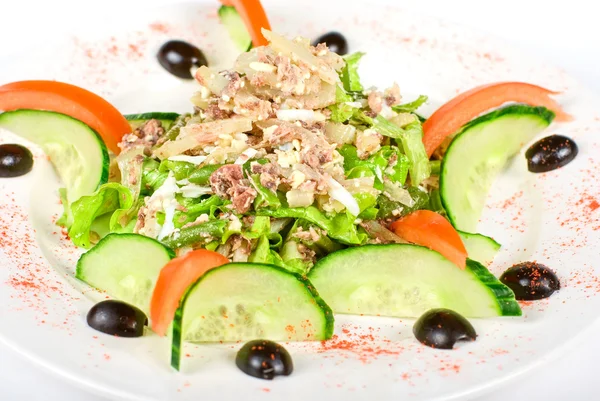 Salade van tonijn — Stockfoto