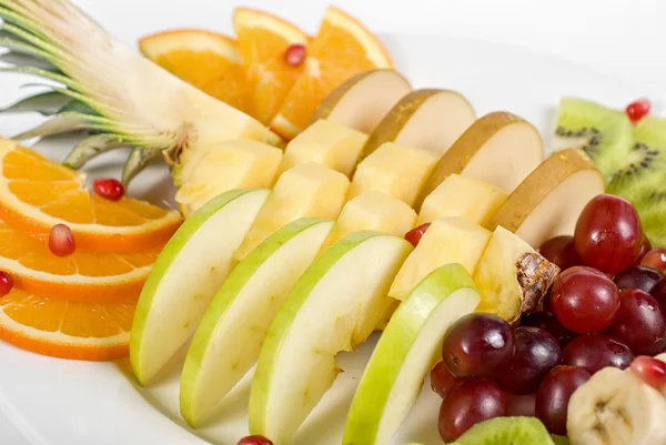 Closeup de variedade de frutas — Fotografia de Stock