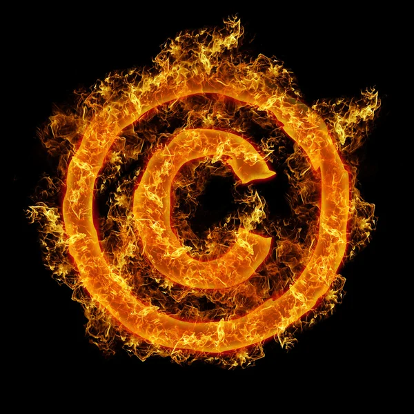 Stock image Fire sign Copyright