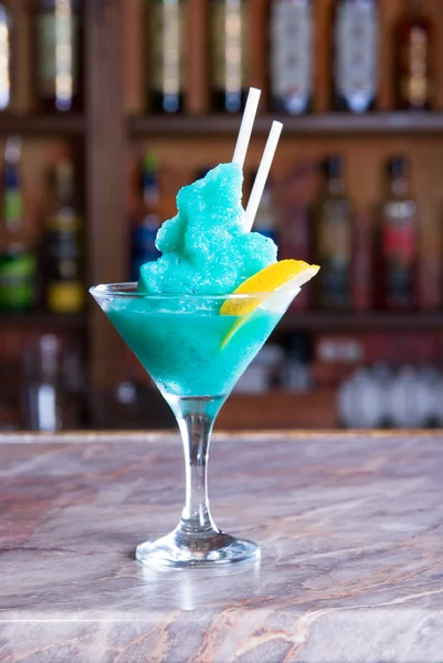 Cocktail verde congelado — Fotografia de Stock