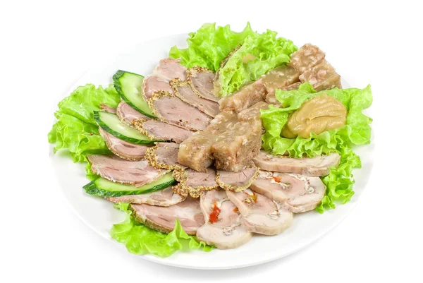 Closeup meat cuts — Stock Photo, Image