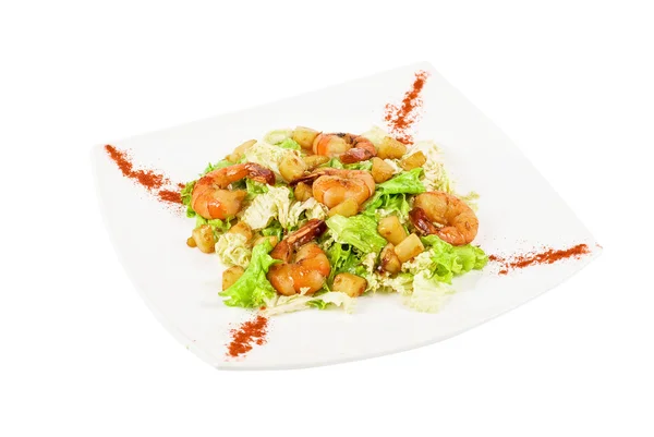 Salade de crevettes tigrées — Photo