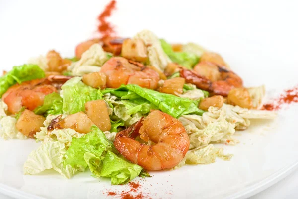 Salade de crevettes tigrées — Photo