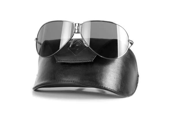 Современные чёрные очки — стоковое фото