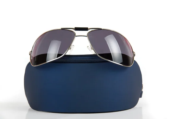 Moderni occhiali da sole neri — Foto Stock