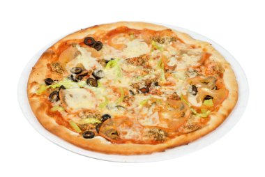 Deniz ürünleri pizza