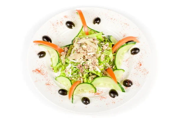 Salad of tuna fish — Stock Photo, Image