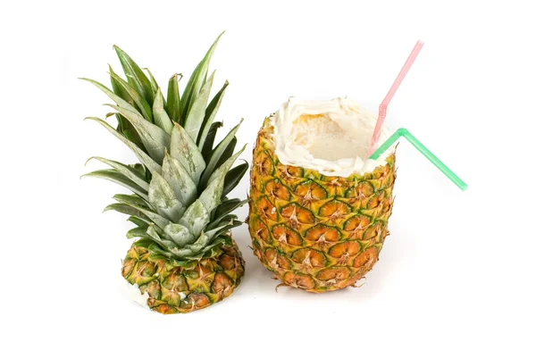 Ananaslı kokteyl — Stok fotoğraf
