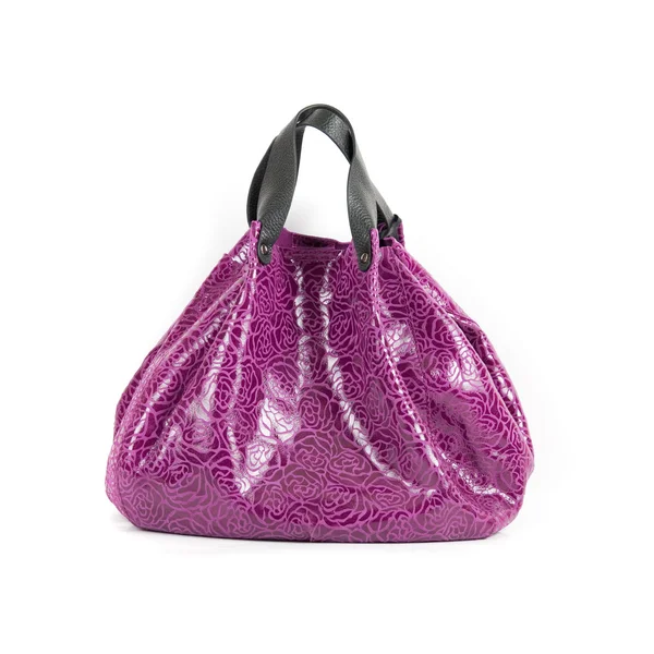 Purple women bag — Stock Photo, Image