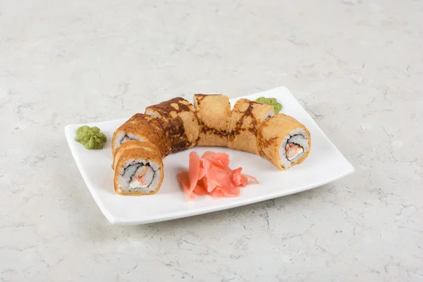 stock image Pancake sushi