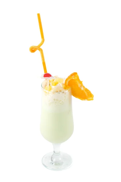 Cocktail de fruits au lait — Photo