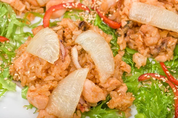 구운 야채와 쌀 — 스톡 사진