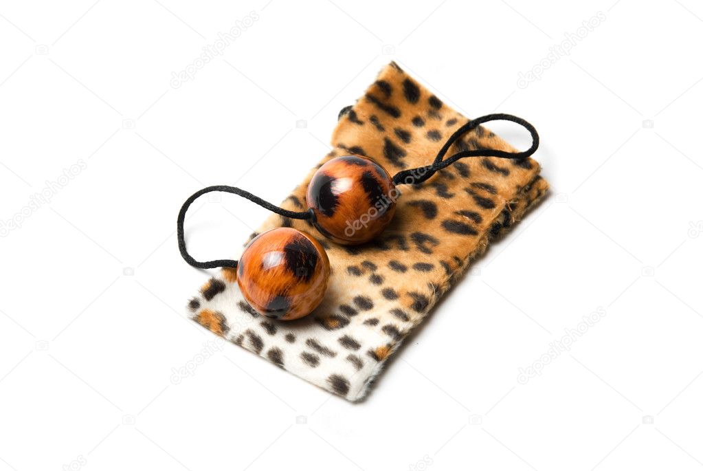 Leopard vaginal balls