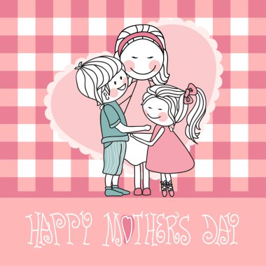 Happy mother`s day clipart