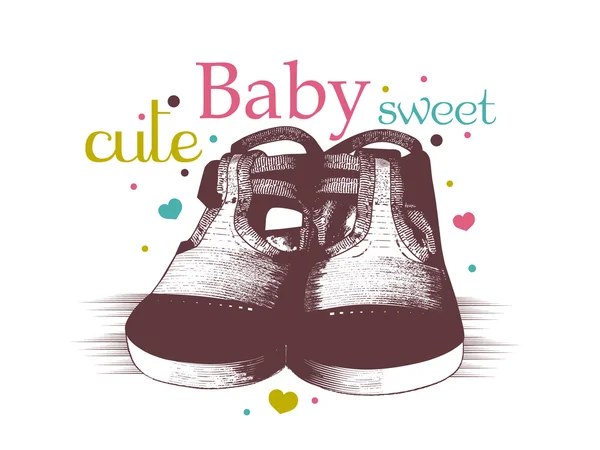 Cute baby design — Stock Vector