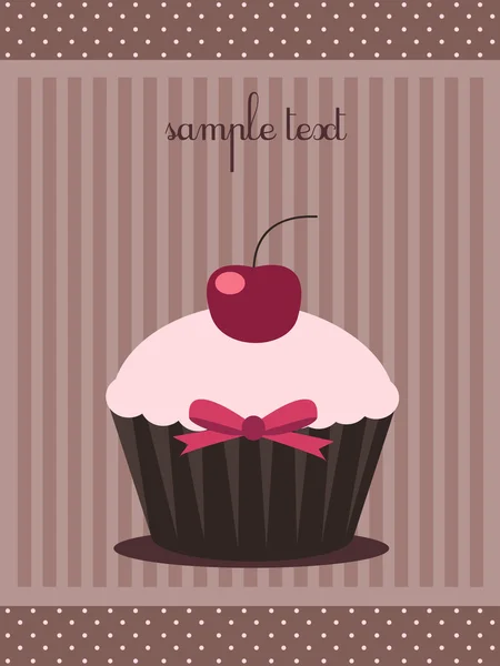 Diseño de cupcakes — Archivo Imágenes Vectoriales