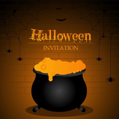 Halloween invitation clipart