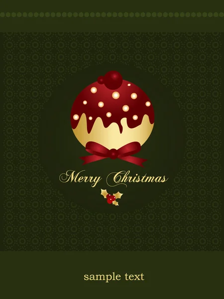 Vánoční přání nebo obalový design — Stockový vektor