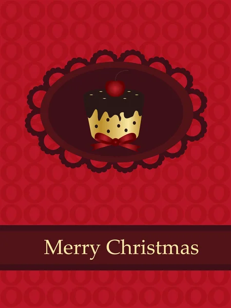Рождественская открытка или дизайн упаковки — стоковый вектор