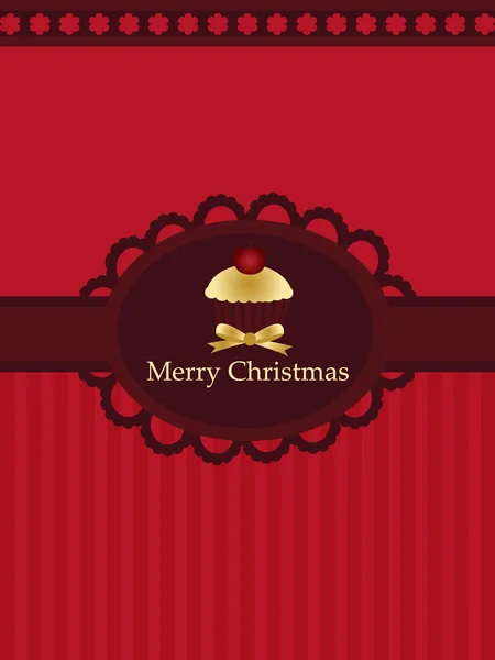 Design de cartão ou pacote de Natal — Vetor de Stock