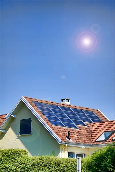 Solarmodule Stockfoto