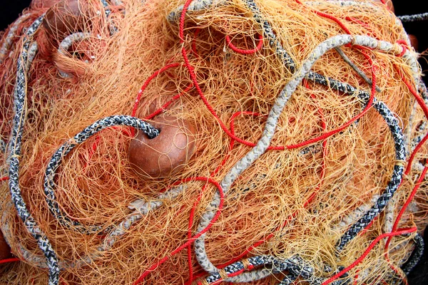 Gewerbliche Fischernetze — Stockfoto