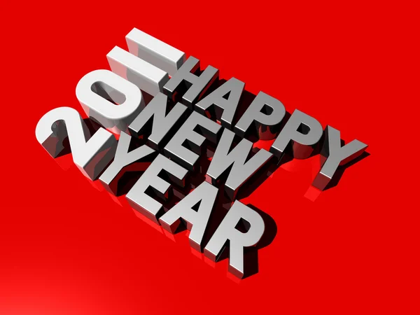Feliz ano novo 2011 — Fotografia de Stock